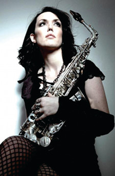 Acclaimed saxophonist and flautist Erica von Kleist will perform with the Jazz Band on Saturday, April 20, at 7:30 p.m. in The University of Scranton’s Houlihan-McLean Center.